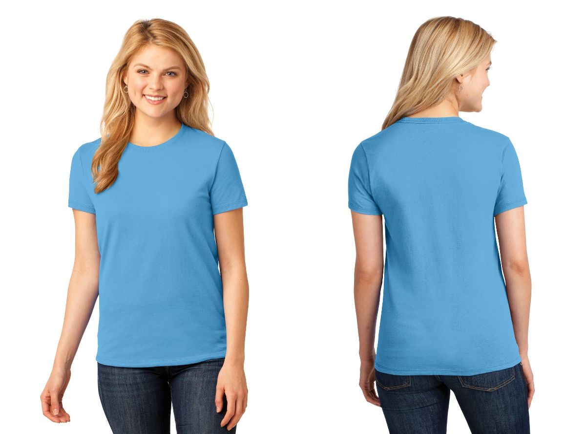 Ladies Core Cotton Tee.